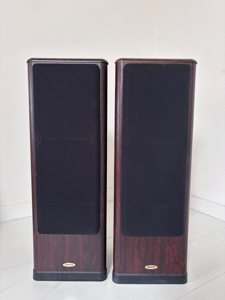 Tannoy vloerluidsprekers Set 635 Rosewood Plus, Vloerstaande luidspreker, Gebruikt, AUX-ingang, Ophalen