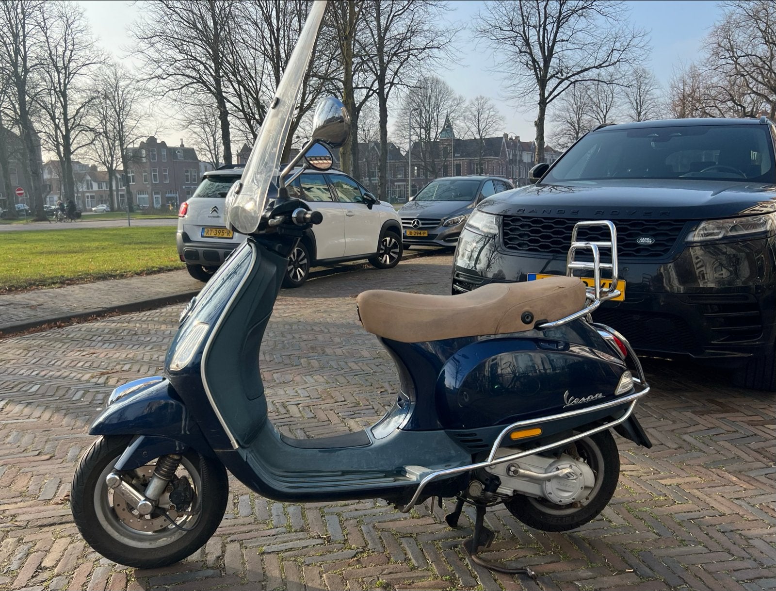 Vespa LX50 - Blauw -Scheuren in zadel, snelheidsmeter defect, Ophalen, Gebruikt, Benzine, Vespa LX