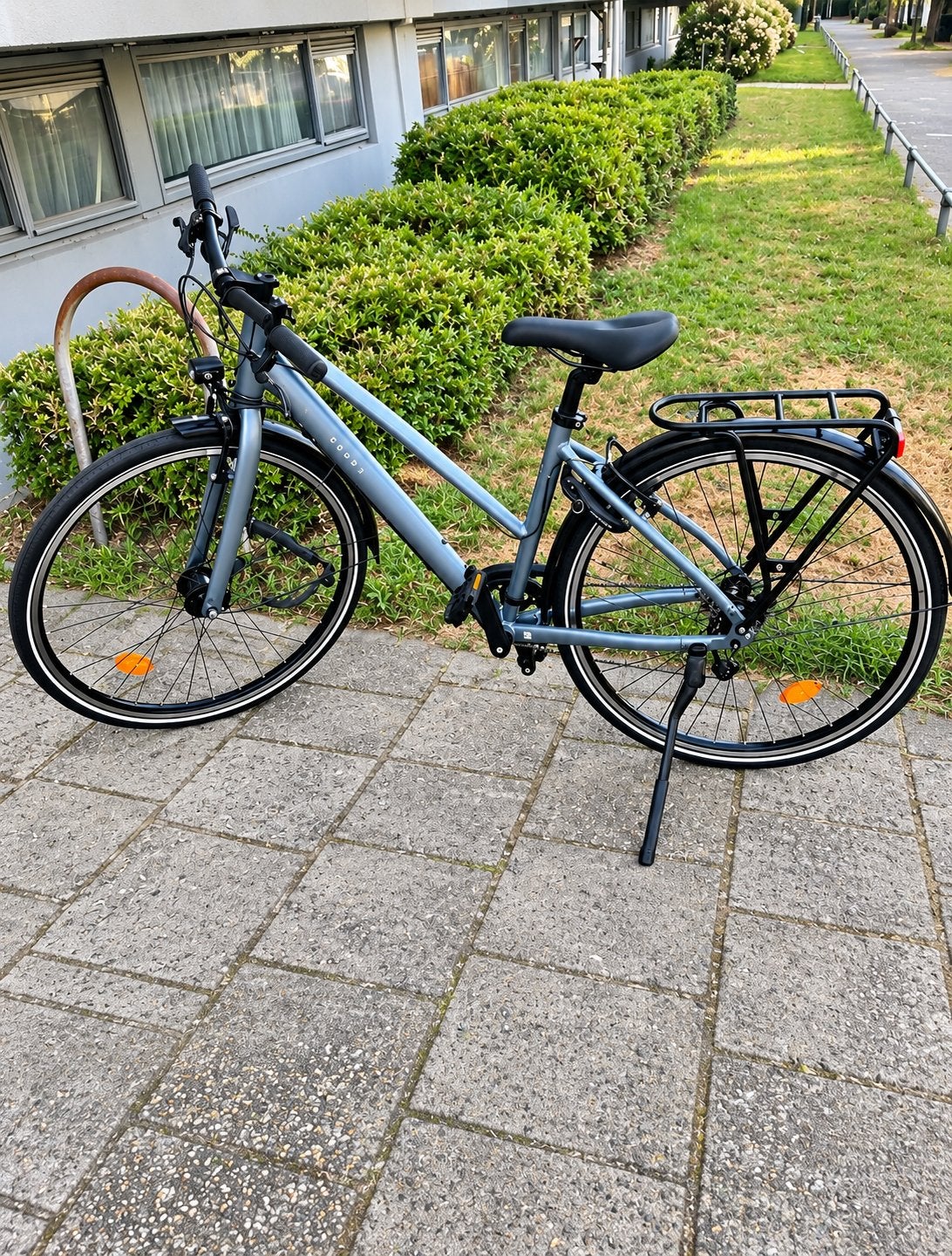 Stadsfiets voor lange afstanden 500 laag frame, (Extra) lage instap, Velgrem, Zo goed als nieuw, 50 tot 53 cm