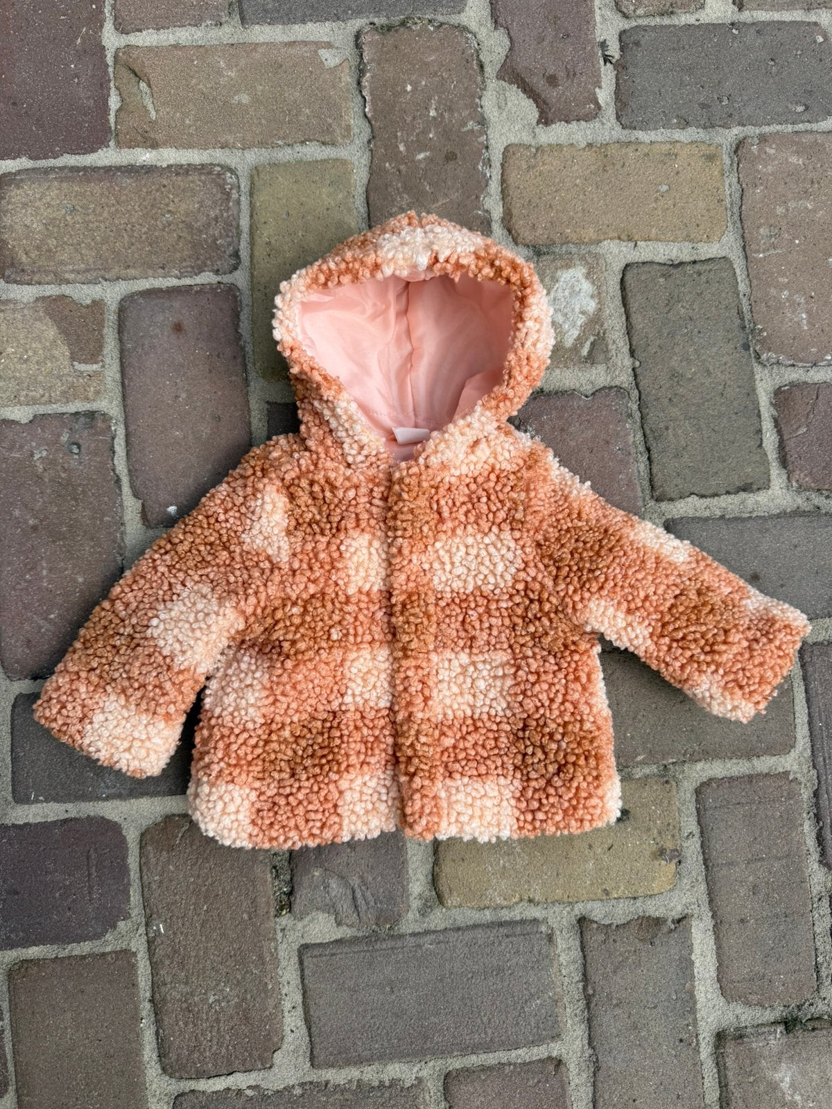 Hema teddy jas mt 68, Ophalen of Verzenden, Zo goed als nieuw, Meisje, Jasje