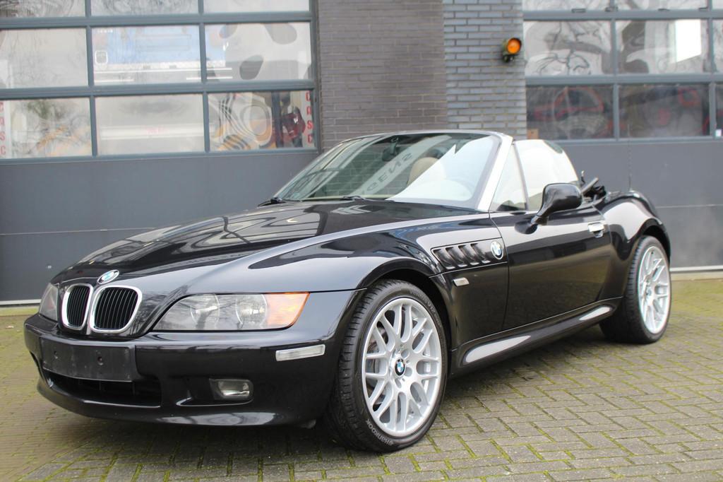 BMW Z3 Roadster 1.8 S Widebody ORGN NL! AIRCO, Stoelverwarmi, Auto's, Beige, Cabriolet, Zwart, Bedrijf