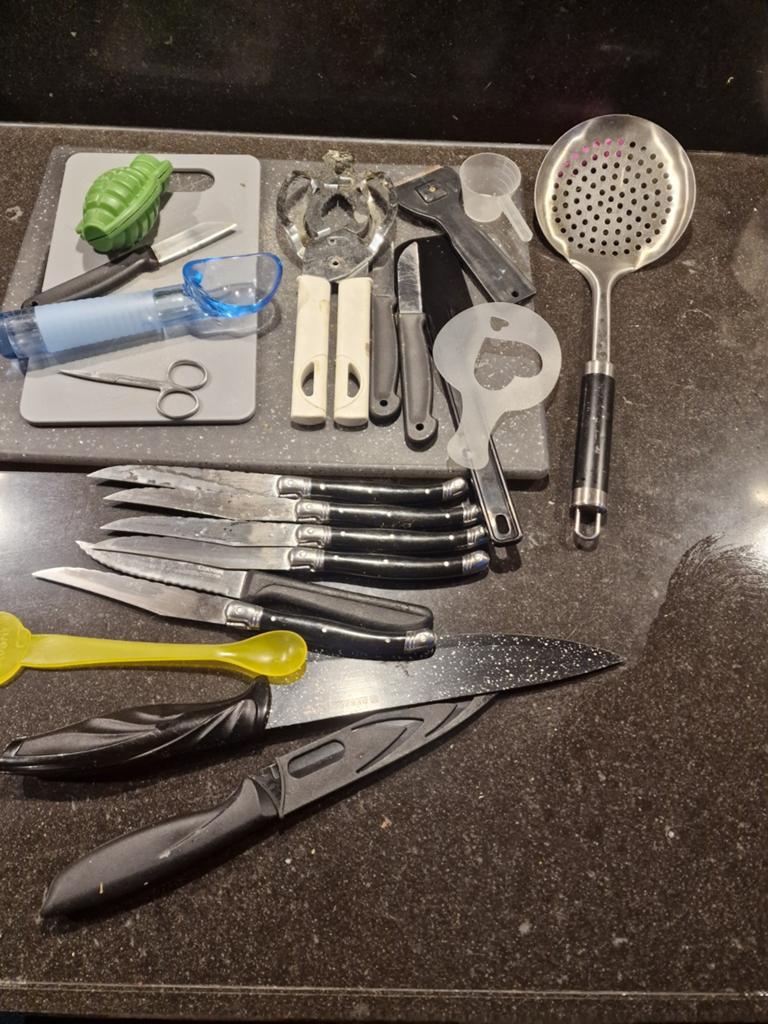 Bestek etc gratis, Ophalen of Verzenden, Gebruikt, Rvs of Chroom