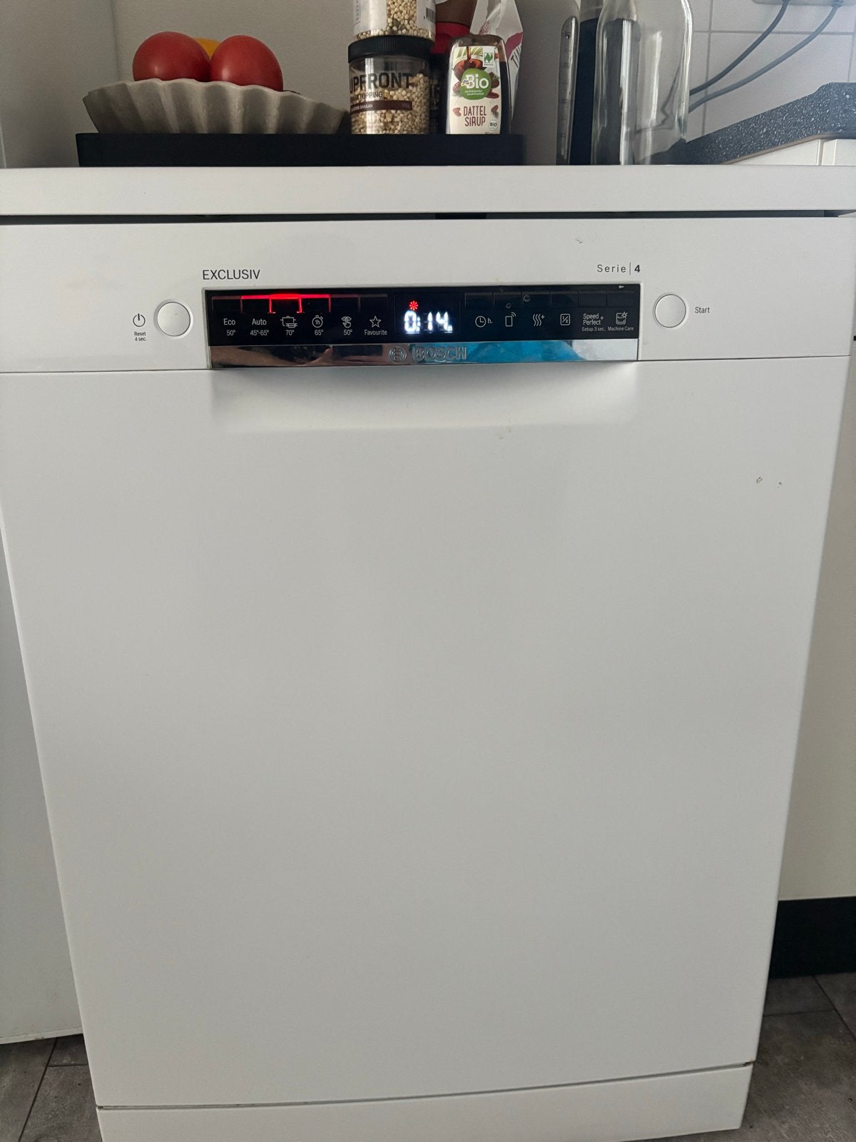 Bosch Serie 4 Exclusiv Vrijstaande Vaatwasser, Witgoed en Apparatuur, Ophalen, 60 cm of meer, Zo goed als nieuw, Energieklasse A of zuiniger