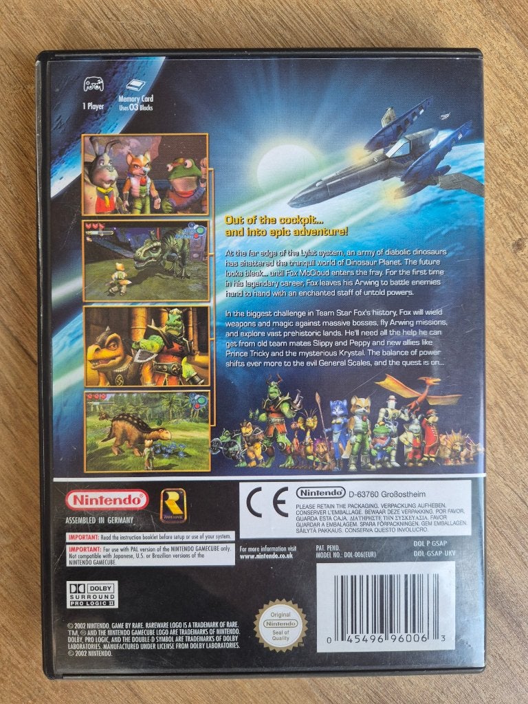 Star Fox Adventures - Nintendo GameCube PAL - compleet, Spelcomputers en Games, Avontuur en Actie, Gebruikt, 1 speler, Ophalen of Verzenden