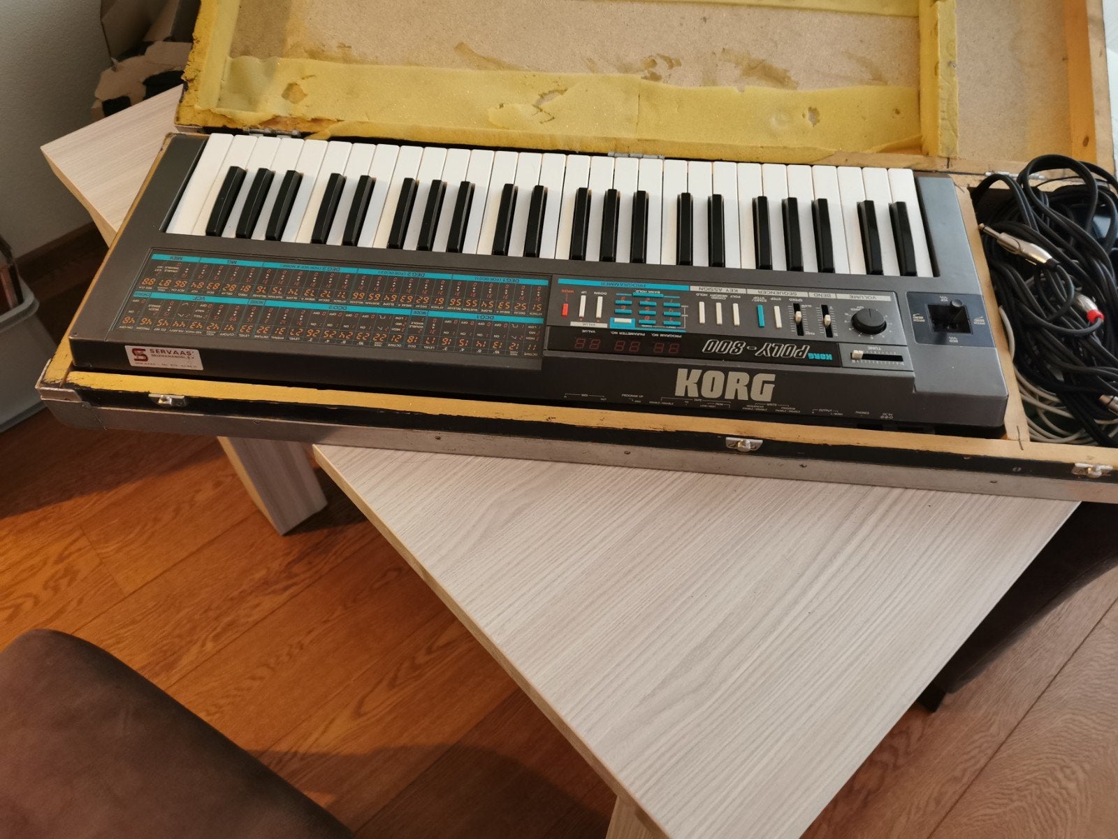 Korg Poly-800 Synthesizer - Vintage Analoge Synth, Gebruikt, Korg, Midi-aansluiting, Ophalen