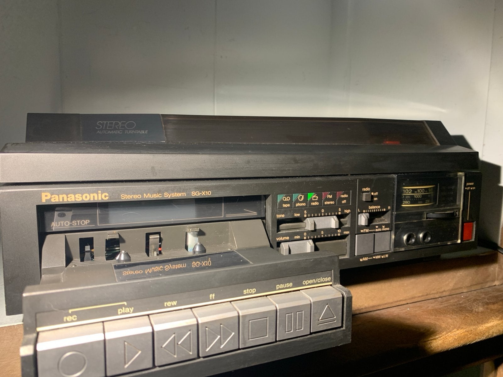 Foto 6 van Panasonic SG-X10 - Cassette - Platenspeler - Radio ‘80