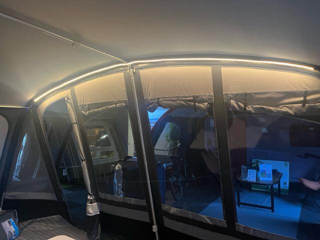 Led verlichting (dim) op klittenband voor (Fortex) voortent, Ophalen of Verzenden, Nieuw