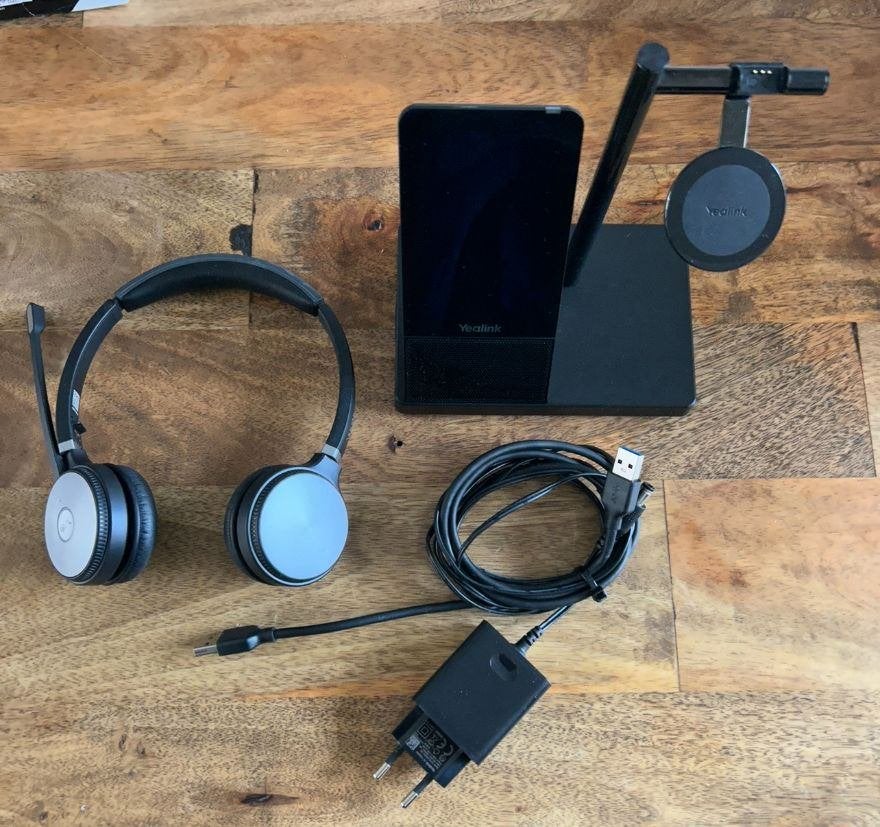 ➡️ Yealink WH66 DUO Headset WHB660, Ophalen of Verzenden, Refurbished, 1 handset