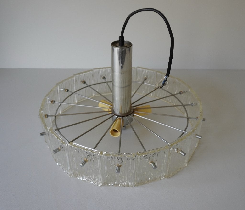 Glazen hanglamp glas Kalmar Orrefors Doria NIET WERKEND, Ophalen