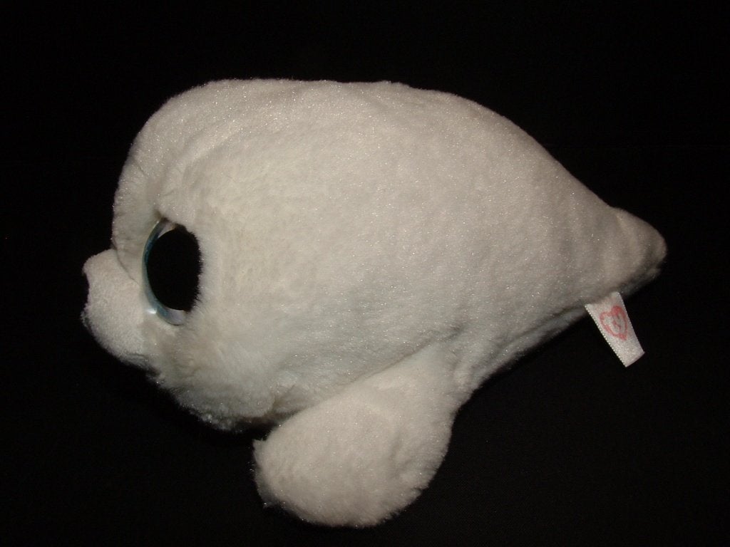 TY BEANIE BOO ZEEHOND JONG ICY PLUCHE WIT MET WIT, Ophalen of Verzenden, Nieuw, Overige typen