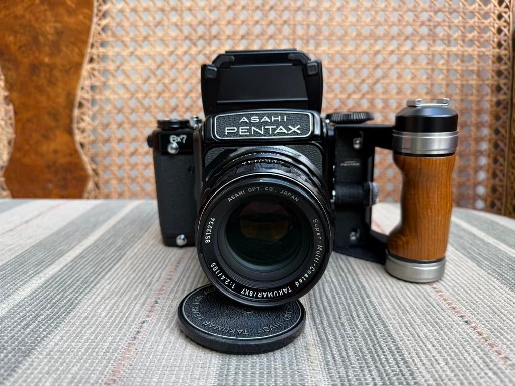 Nieuwstaat Pentax 67 6x7 TTL MLU Medium Format Camera, Ophalen of Verzenden, Zo goed als nieuw, Pentax