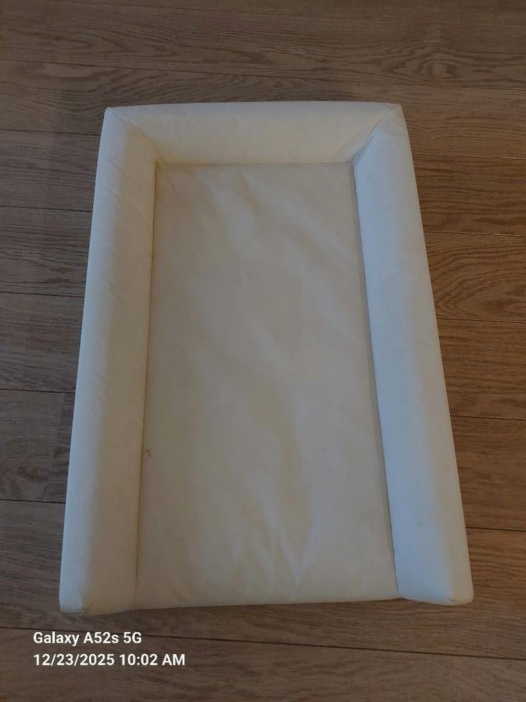 Baby verschoenkussen met hoes, Ophalen of Verzenden, Gebruikt, Aankleedkussen, Overige merken