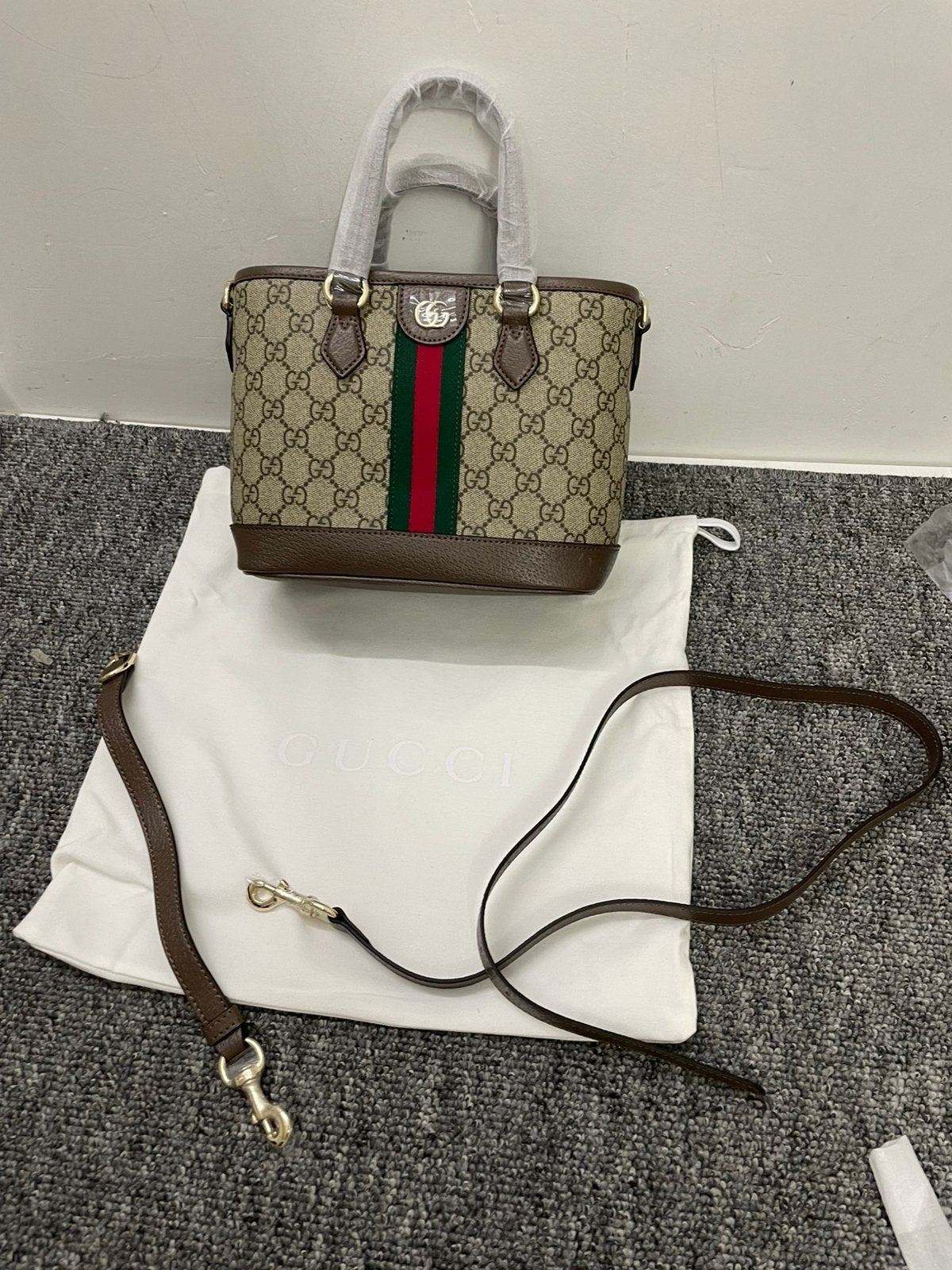 New gucci bag, Ophalen of Verzenden, Zo goed als nieuw, Zwart, Overige merken