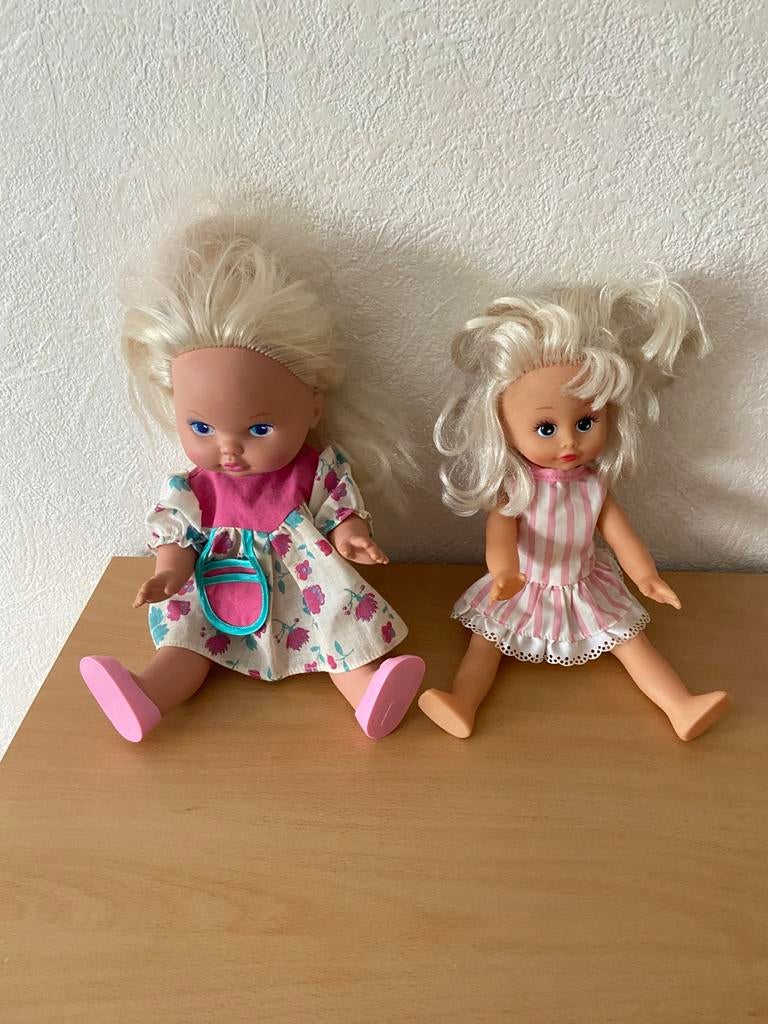 2 leuke vintage popjes., Ophalen of Verzenden, Gebruikt, Overige typen