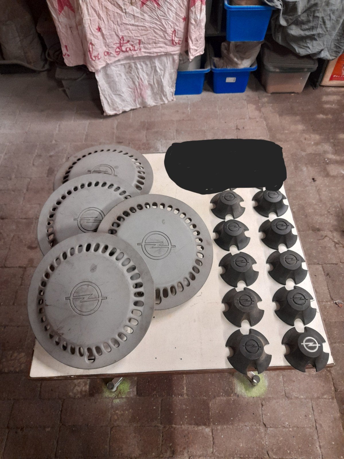 kadett d/e wieldoppen/naafkappen, Ophalen of Verzenden, Gebruikt, Opel