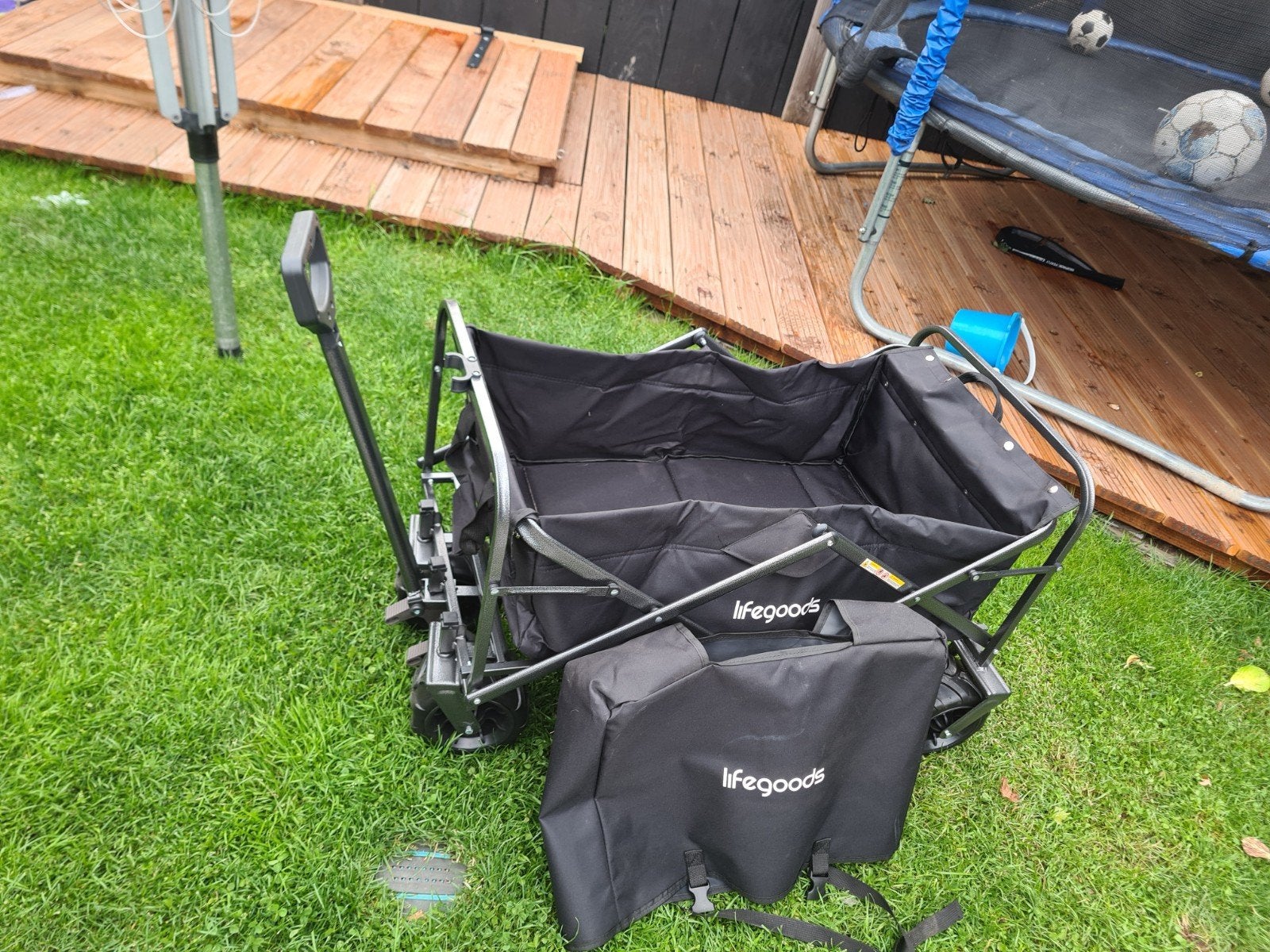 Bolderkar Lifegoods met dikke wielen - Ideaal voor strand, Caravans en Kamperen, Bolderkarren, Ophalen of Verzenden, Nieuw