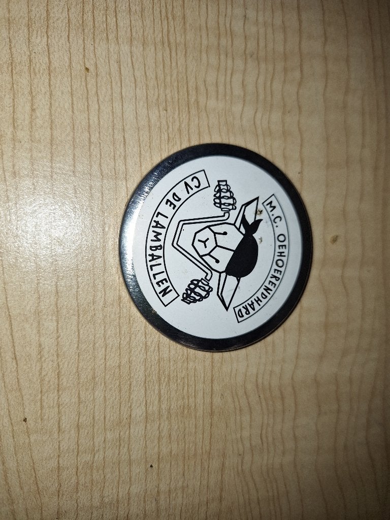 button cv de lamballen, Ophalen of Verzenden, Zo goed als nieuw, Overige onderwerpen, Button