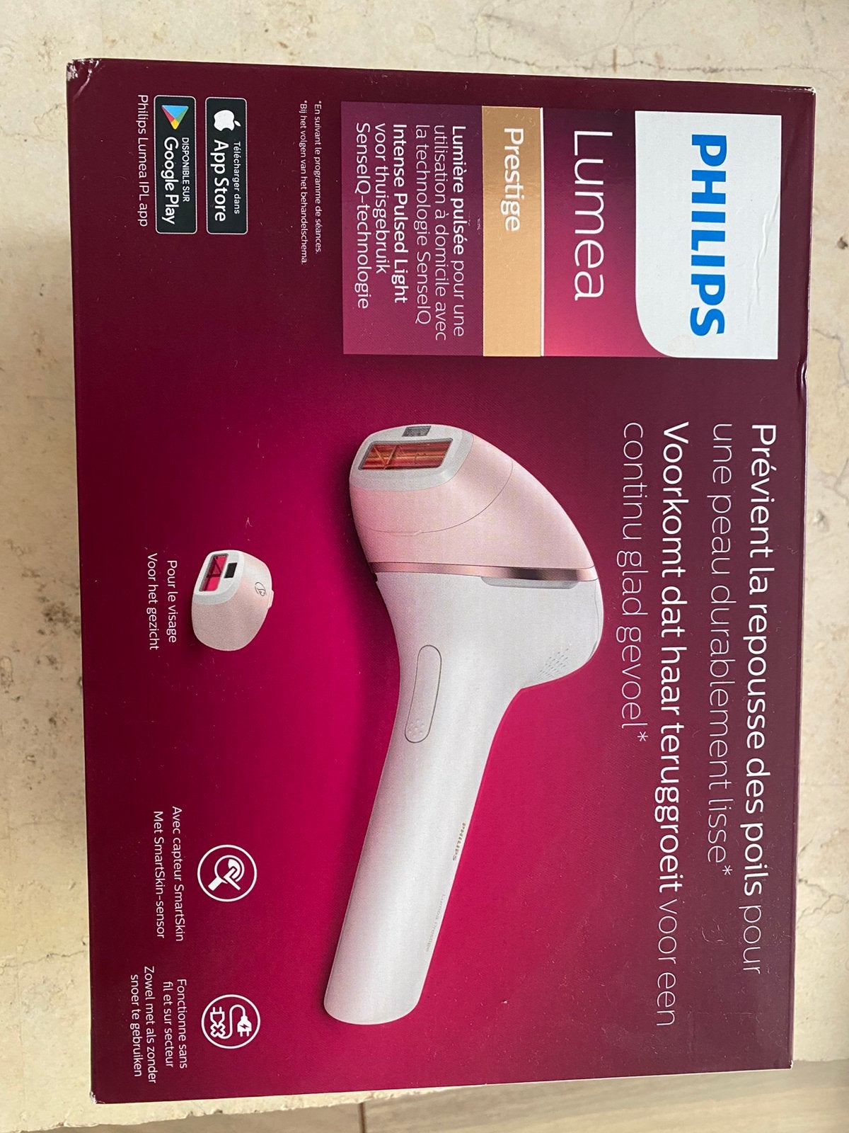 Philips lumea IPL ontharing laser nieuw in doos, Ophalen of Verzenden, Zo goed als nieuw
