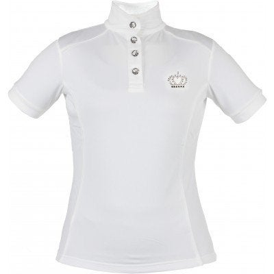 Wit Horka Olympia wedstrijdshirt maat L, Dieren en Toebehoren, Paardrijkleding, L, Nieuw, Ophalen of Verzenden, Horka International B.V.