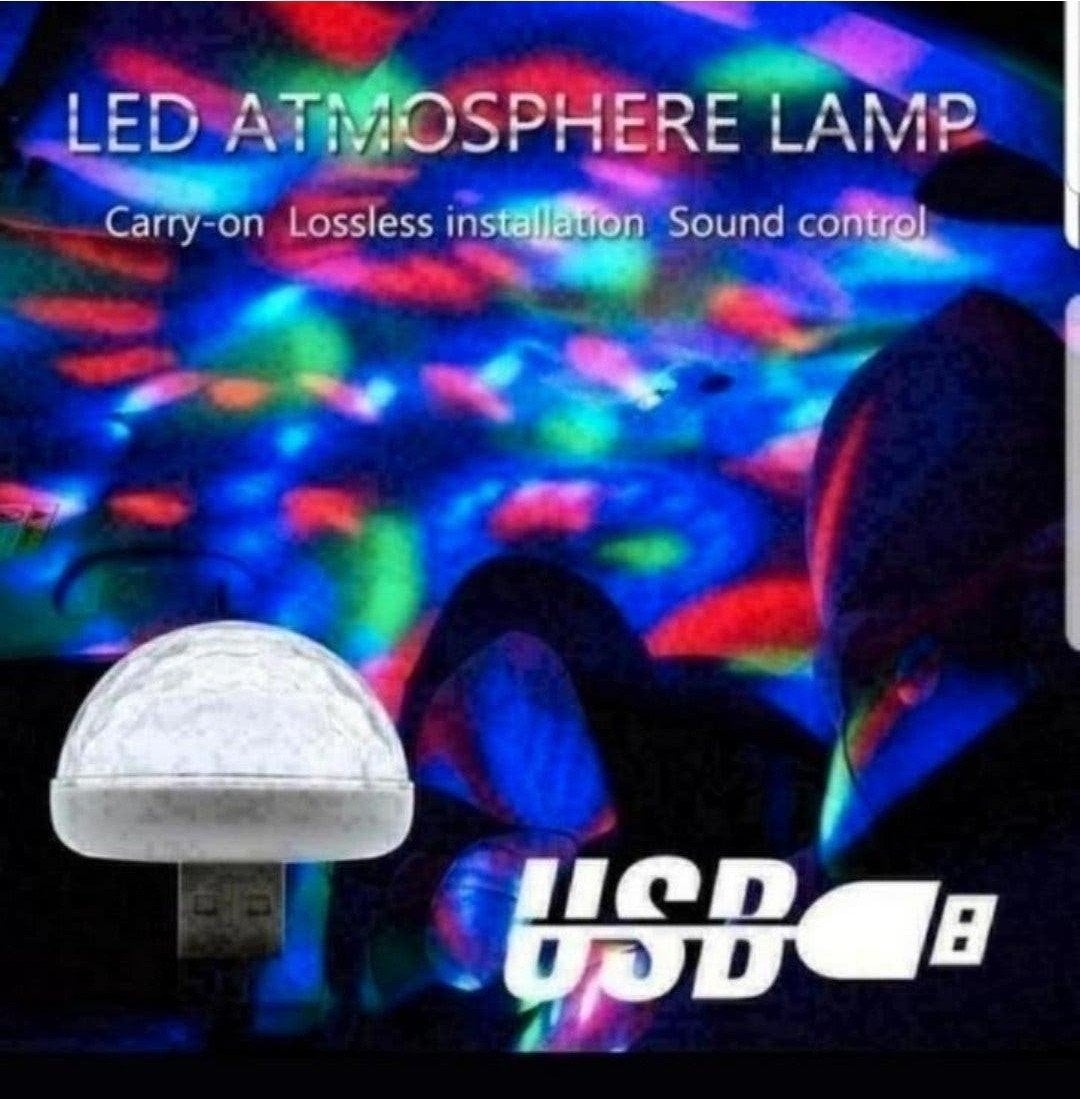 Auto Auto Lamp Usb Licht Rgb Mini Kleurrijke Muziek bieden, Ophalen of Verzenden, Nieuw