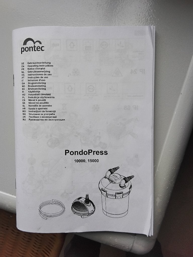 Pontec  vijverpot, Ophalen, Gebruikt, Vijverfilter
