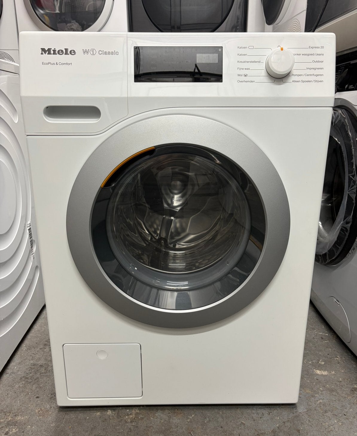Miele W1 Classic wasmachine 8KG EcoPlus & Comfort, 1200 tot 1600 toeren, 8 tot 10 kg, Energieklasse A of zuiniger, Ophalen of Verzenden
