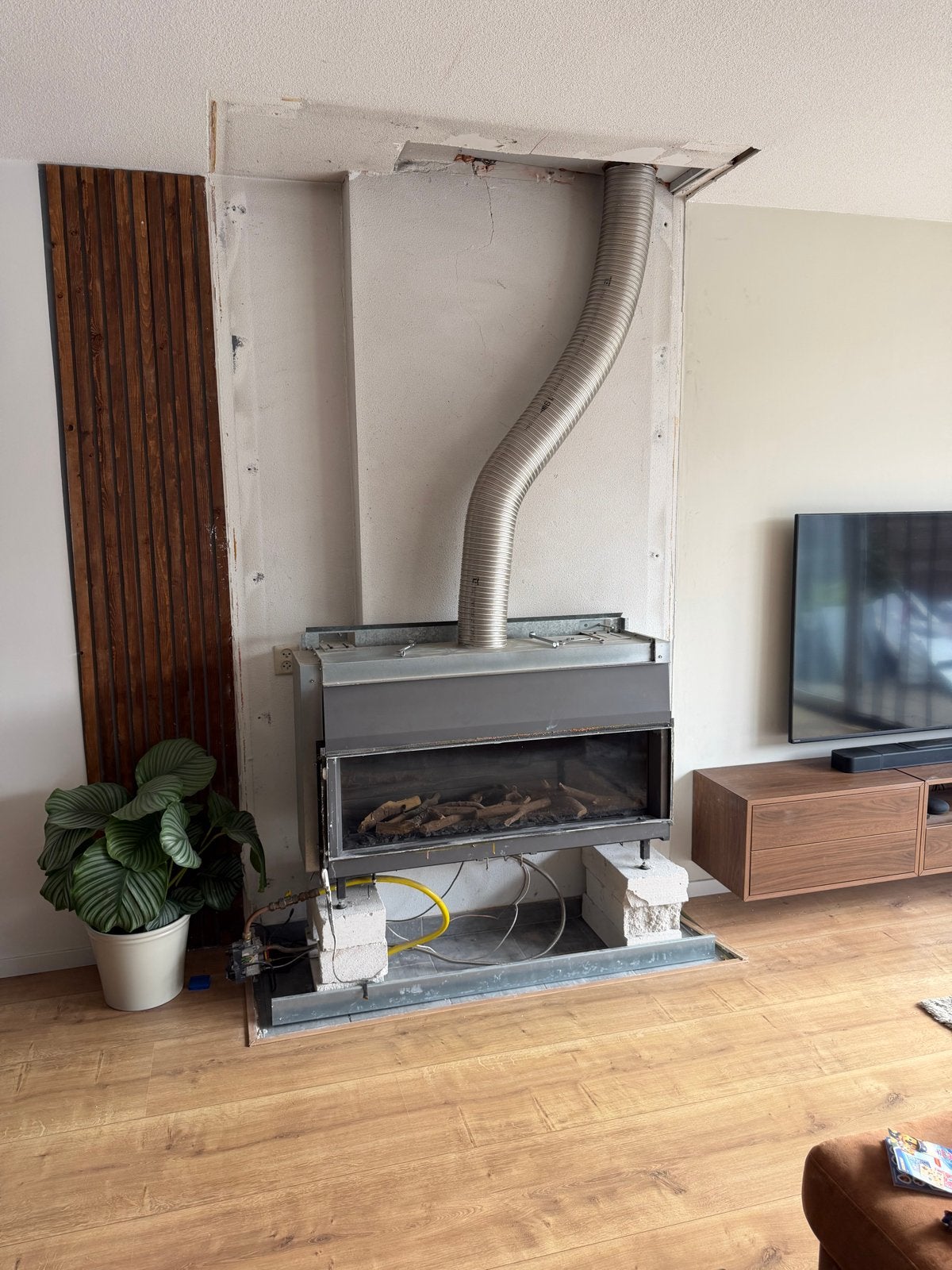 DRU Inbouw Gaskachel - Modern en Efficiënt, Ophalen, Gebruikt, Inbouwhaard, Gashaard