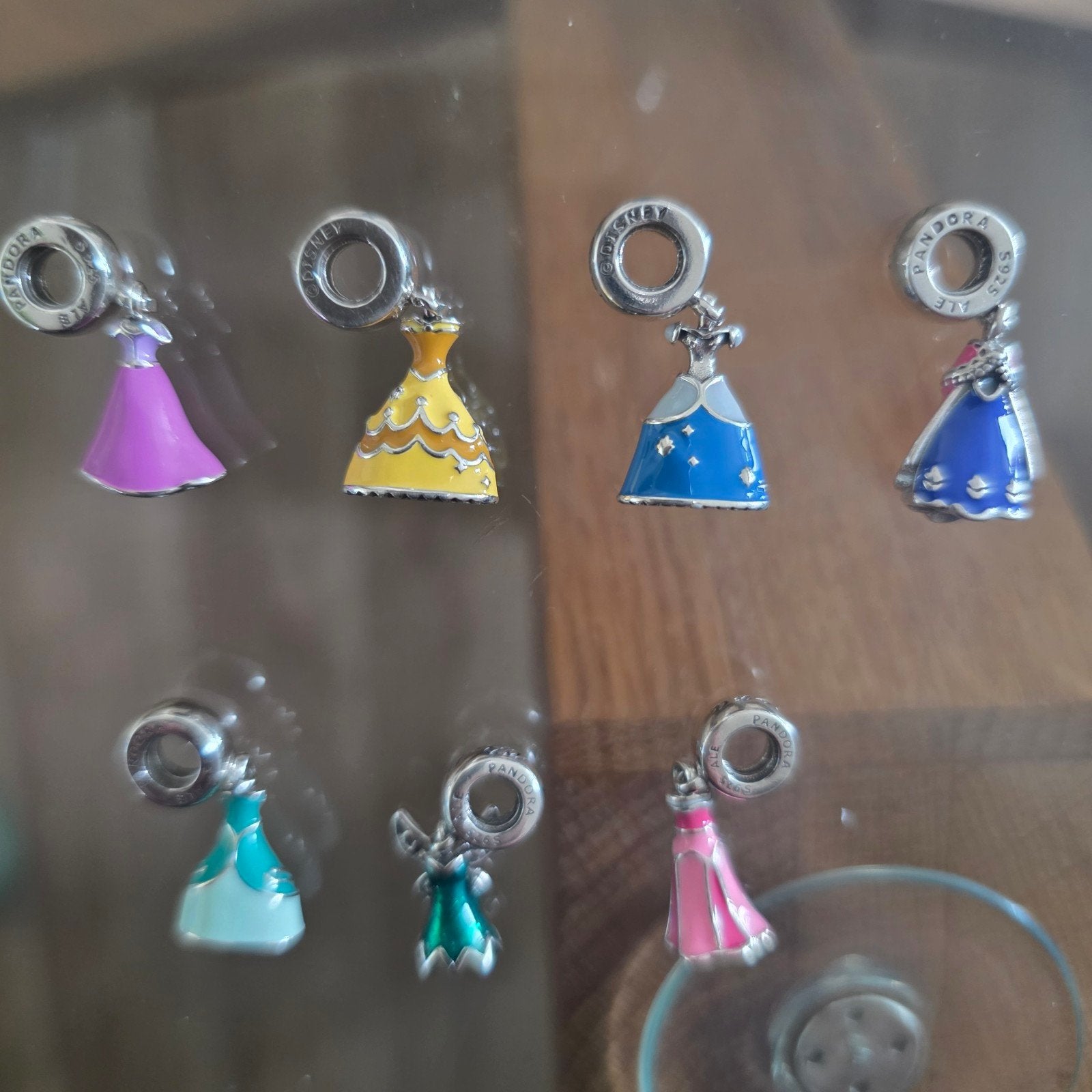 Pandora Disney Bedel Set – 7 Verschillende Kleuren, Verzenden, Pandora, Zo goed als nieuw, 4 bedels of meer