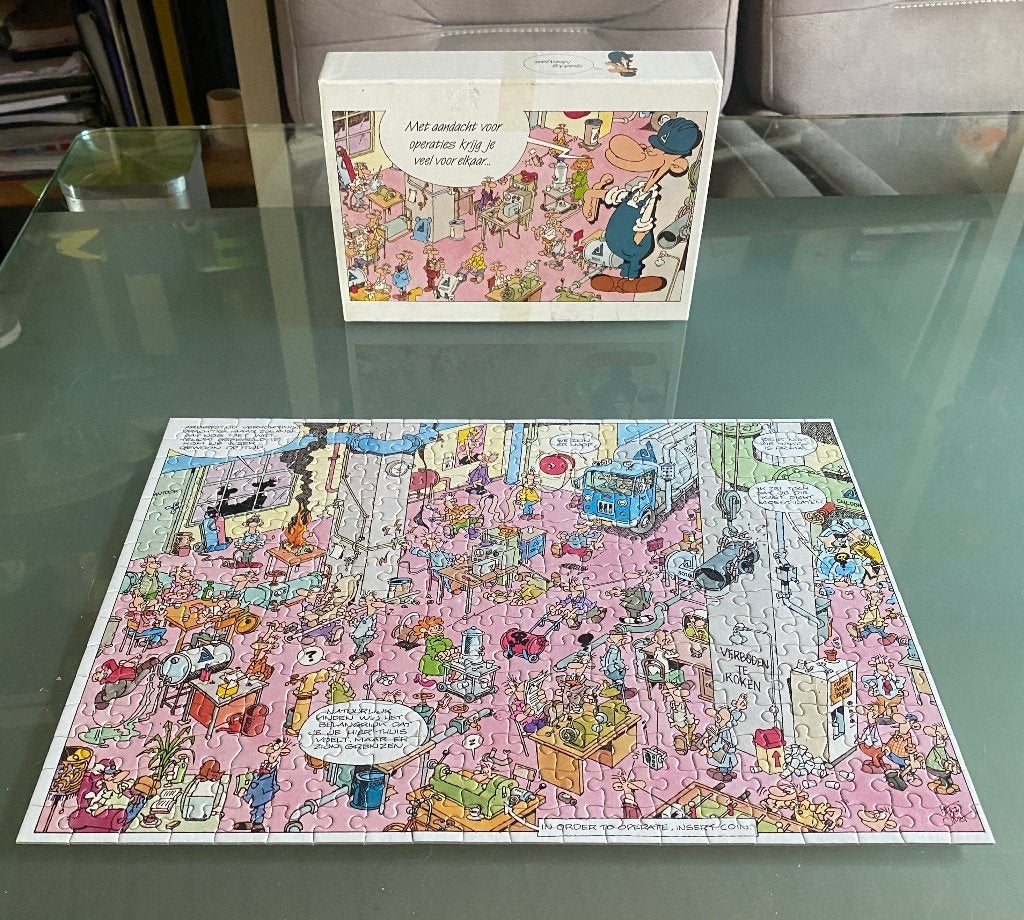 Peter de Smet puzzel Akzo, Ophalen of Verzenden, Overige figuren, Zo goed als nieuw, Overige typen