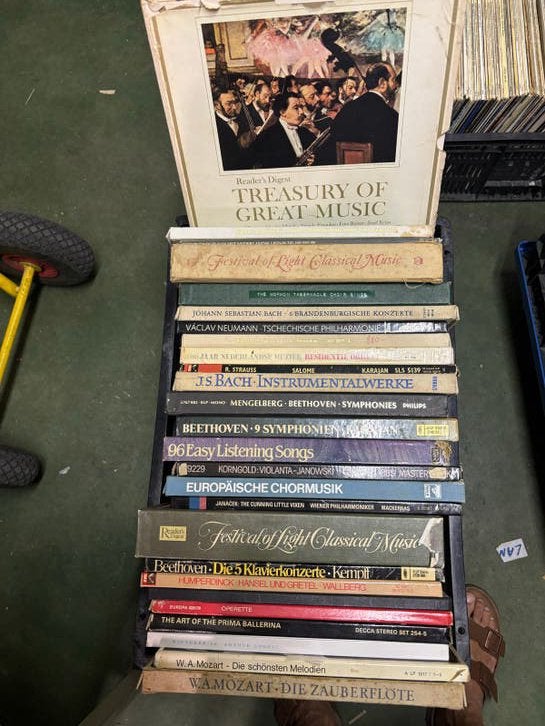 Grote partij klassieke lp's: zo’n 750 & 70 boxsets, Ophalen, Gebruikt, Romantiek, 12 inch