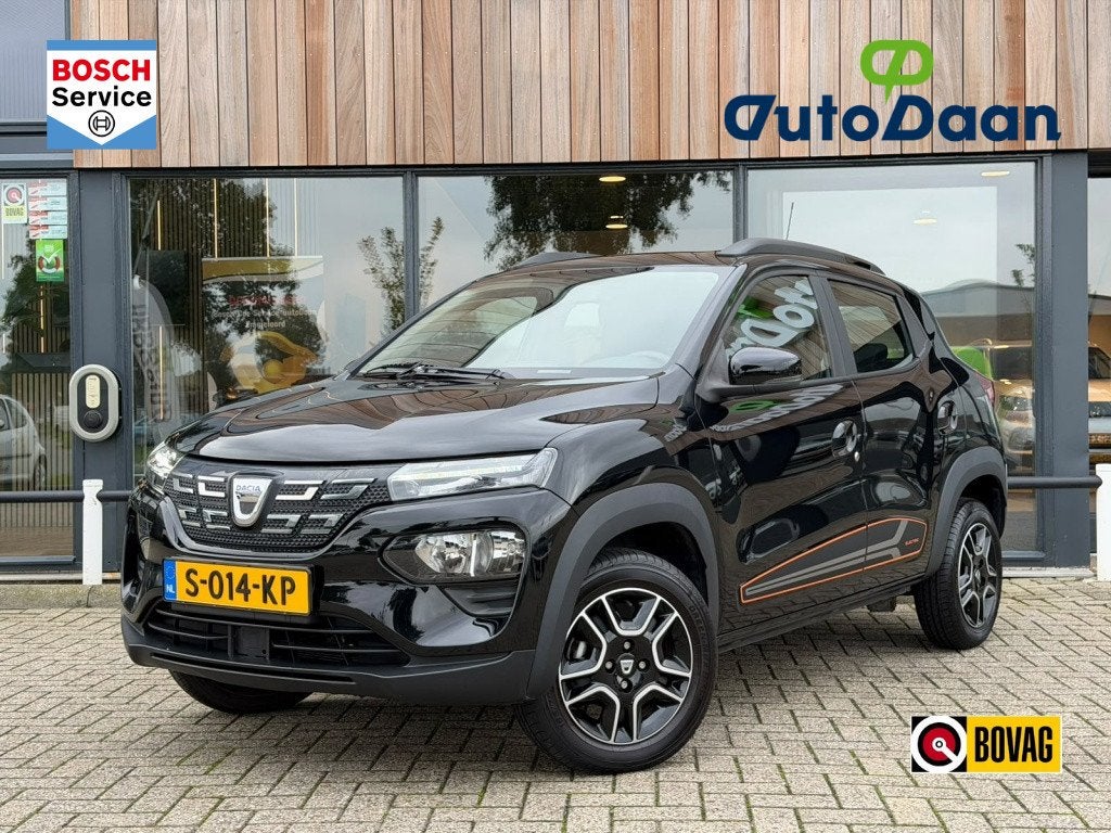 Dacia Spring Essential | Super nette auto! (bj 2022), Auto's, 12 maanden, 0 cilinders, Gebruikt, Zwart
