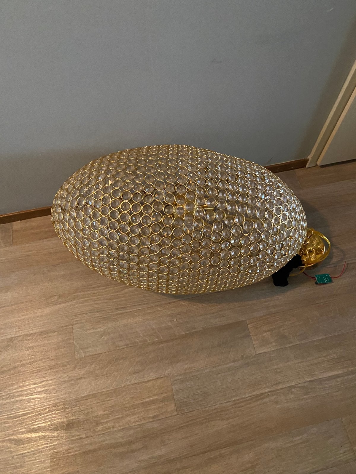Goud kleur mooi inrichting gebruiken groot 85 cm, Huis en Inrichting, Ophalen of Verzenden, Gebruikt, Glas