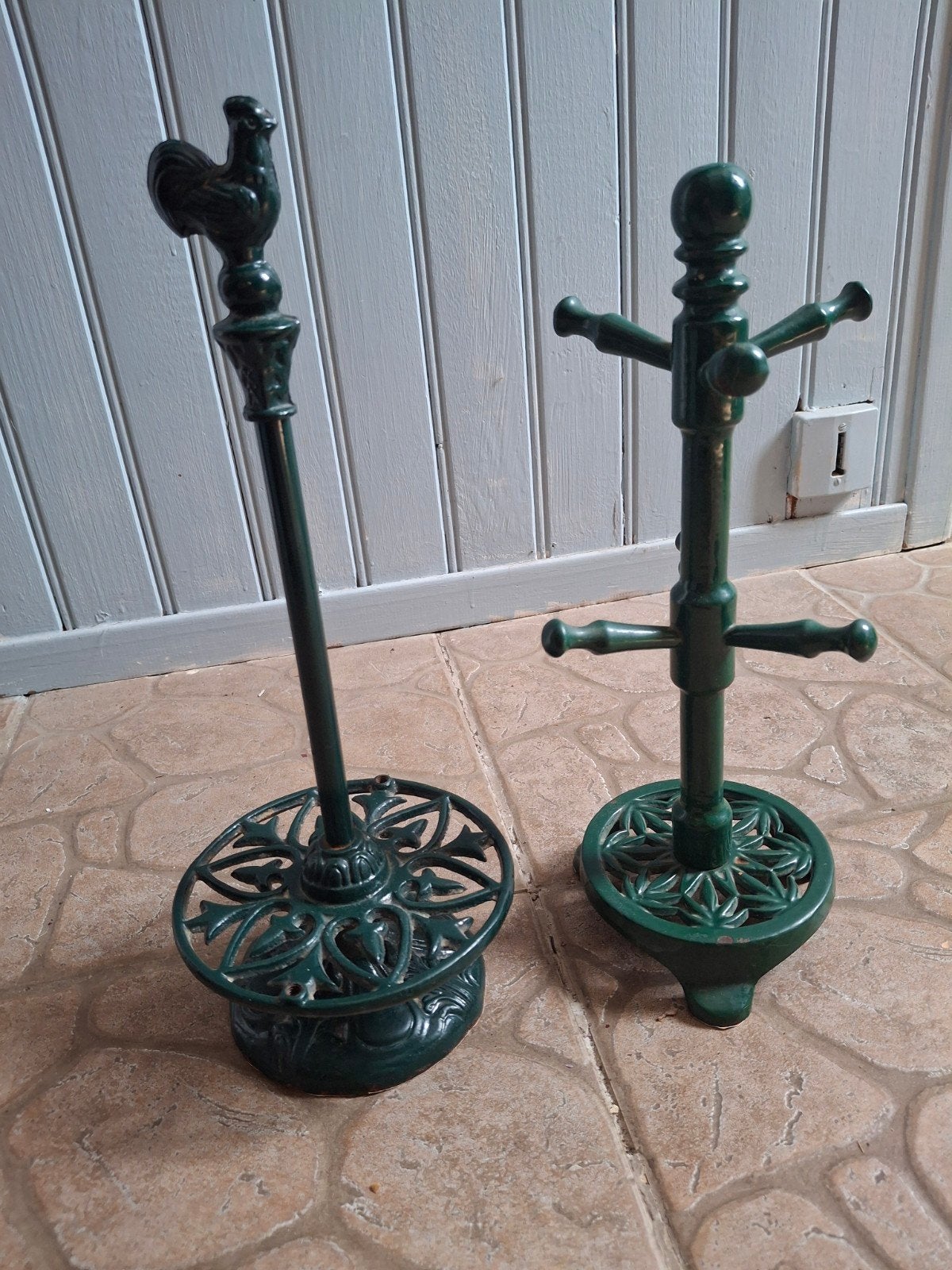 Gietijzeren Franse decoratieve houders per stuk 15 euro, Huis en Inrichting, Woonaccessoires | Kapstokken, Gebruikt, Overige typen