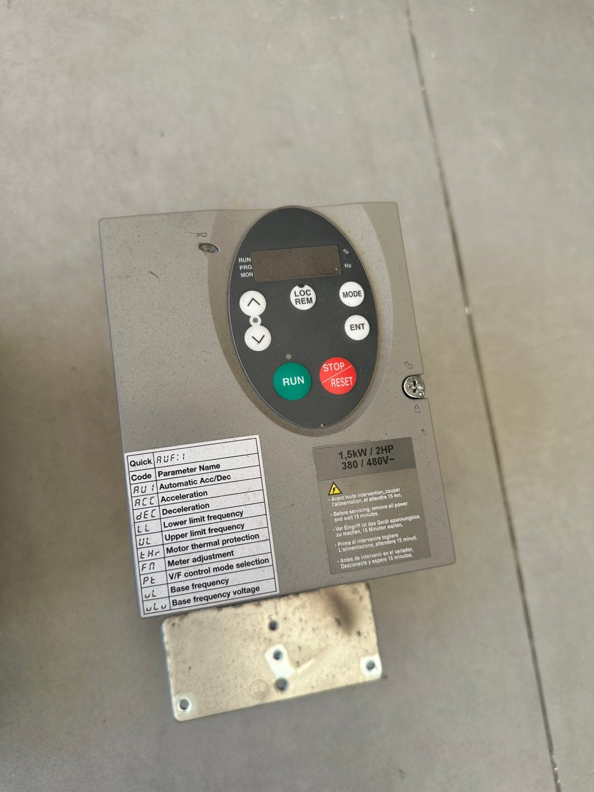 Schneider Altivar31 1.5kW 380-480V, Ophalen of Verzenden, Zo goed als nieuw