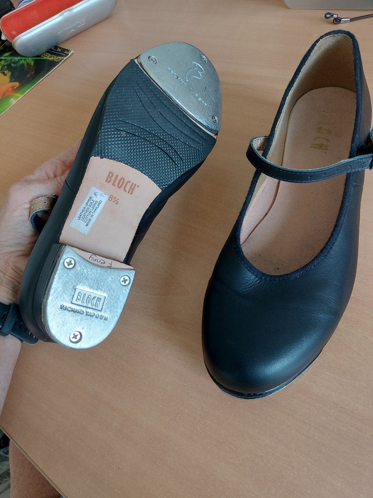 Bloch Tapdansschoenen Zwart - Maat 8.5, Ophalen of Verzenden, Zo goed als nieuw, Schoenen