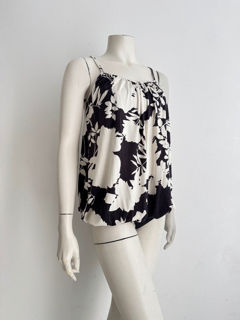 red Valentino zwart witte top 40, Kleding | Dames, Tops, Zwart, Zo goed als nieuw, Zonder mouw, Ophalen