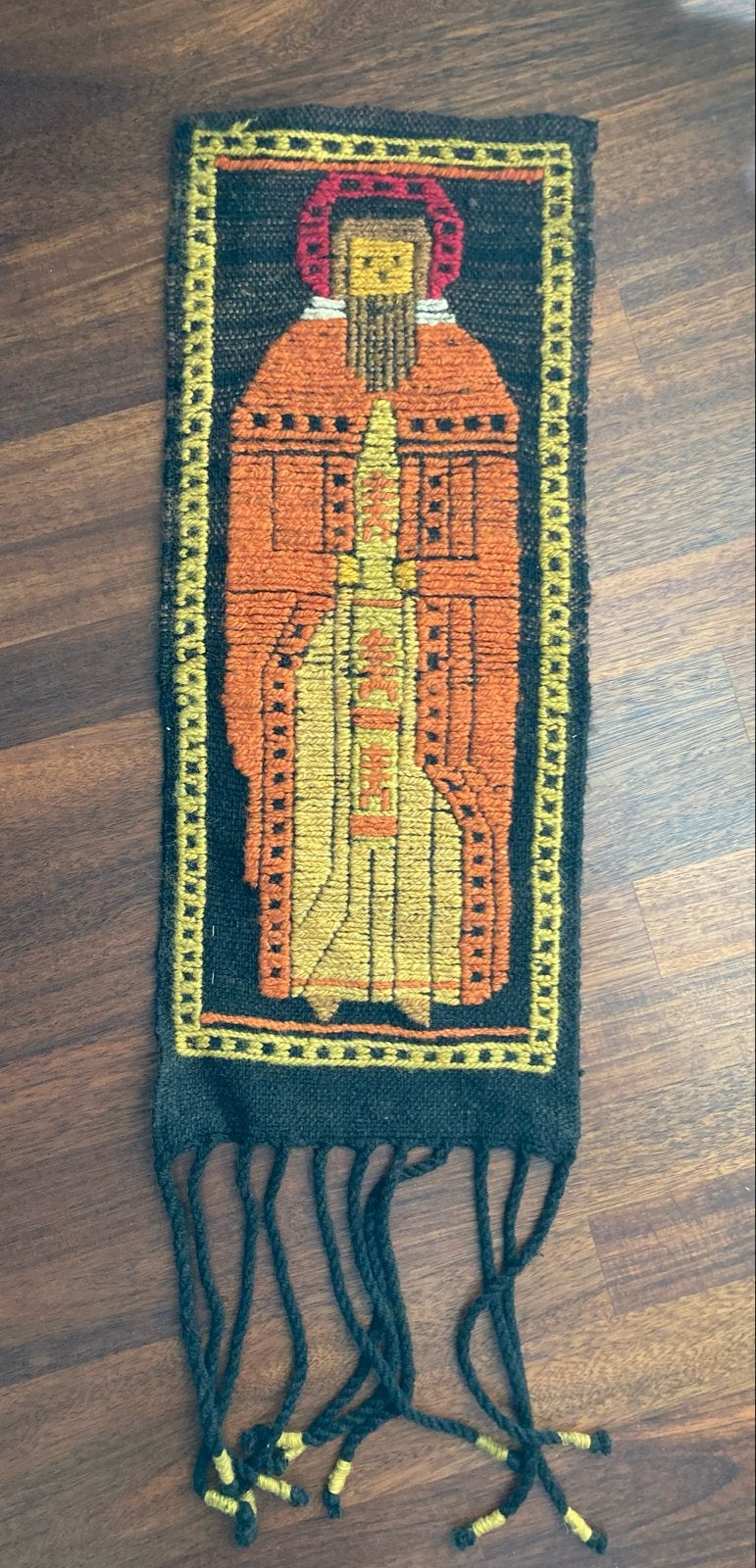 Vintage Cepelia Wandkleed uit Polen - 74 x 31 cm, Ophalen of Verzenden