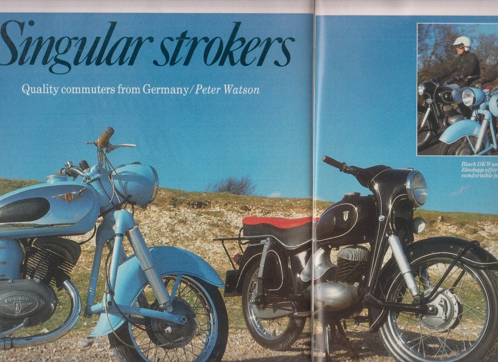 Motorcycles DKW RT 200 Zündapp 201S classic bike, Verzenden, Gelezen