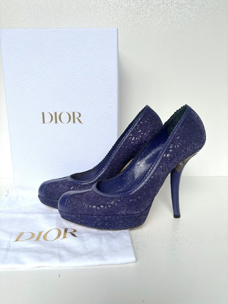 DIOR Paars hakken pumps Maat 38, Pumps, Overige kleuren, Ophalen of Verzenden, Zo goed als nieuw