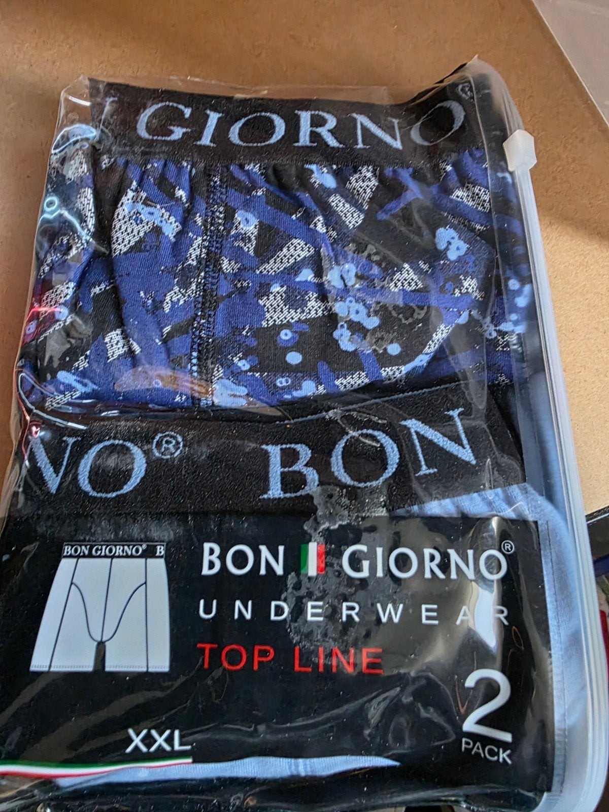 Bon Giorno Boxershorts XXL - 2-pack, Ophalen of Verzenden, Blauw, Bon Giorno, Boxer
