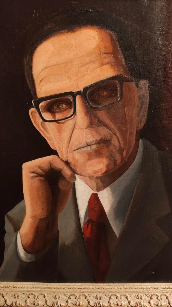Portret van Cornelis Fransiscus Scheffer, 1969, Antiek en Kunst, Ophalen