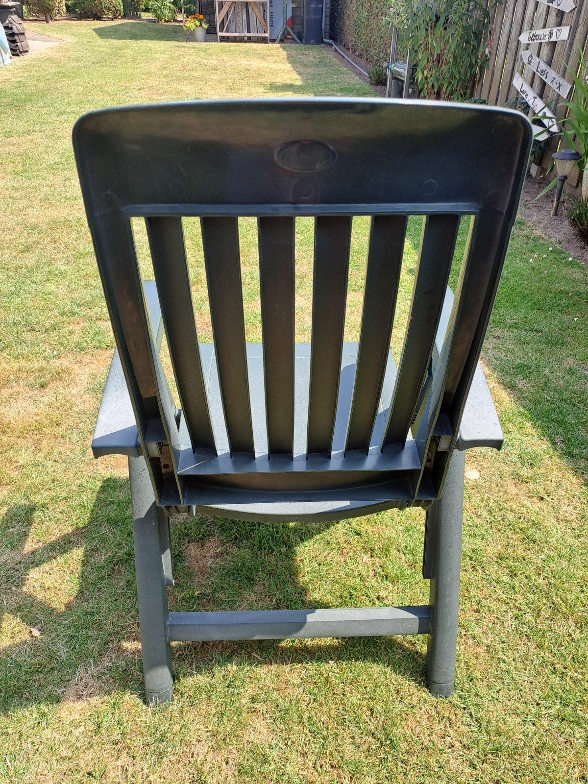 6 Verstelbare Hartman tuinstoelen met 5 standen, Ophalen, Gebruikt, Kunststof, Verstelbaar