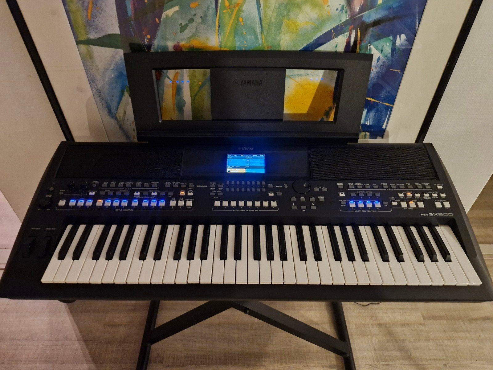 yamaha SX 600 keyboard, Muziek en Instrumenten, Yamaha, Ophalen of Verzenden, Met standaard, 61 toetsen