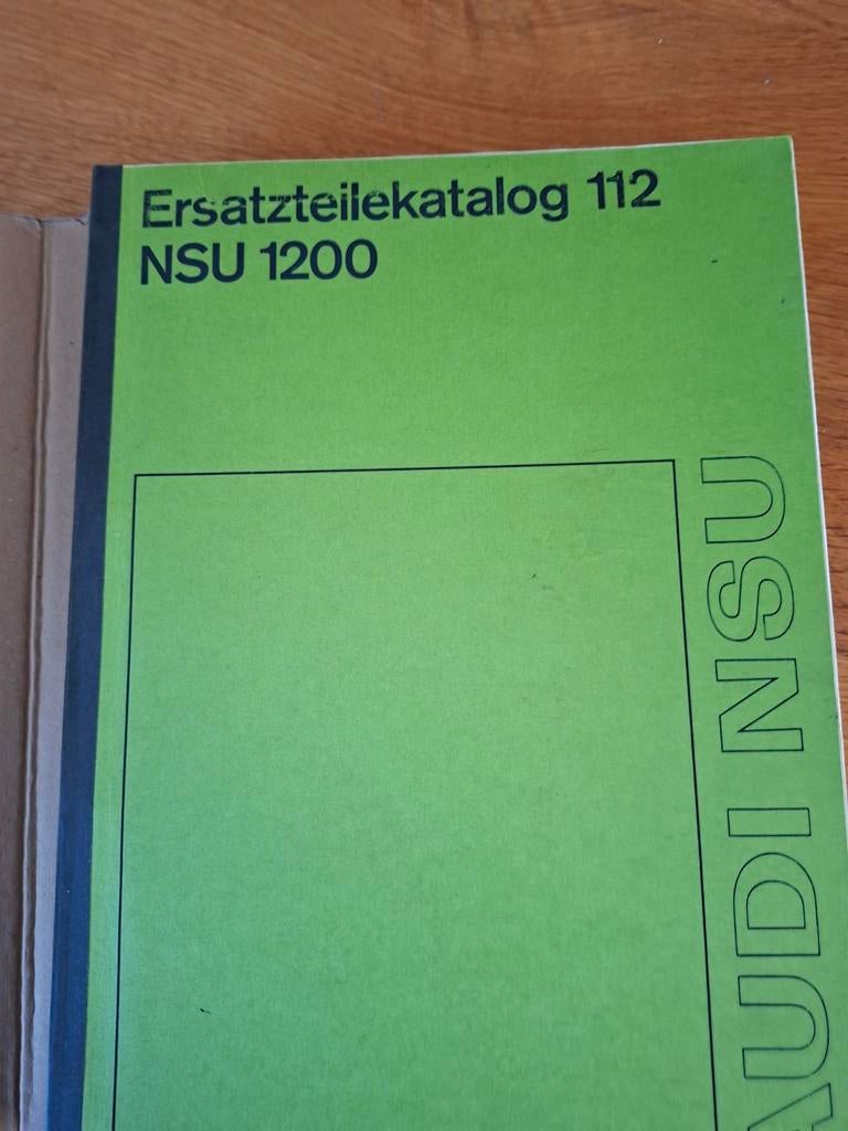 NSU 1200 onderdelen catalogus / handboek (gekopieerd), Ophalen of Verzenden