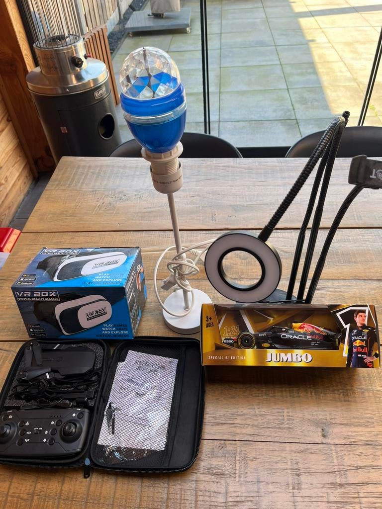 Drone 1x gebruikt VR Bril Nieuw!, Ophalen of Verzenden, Zo goed als nieuw