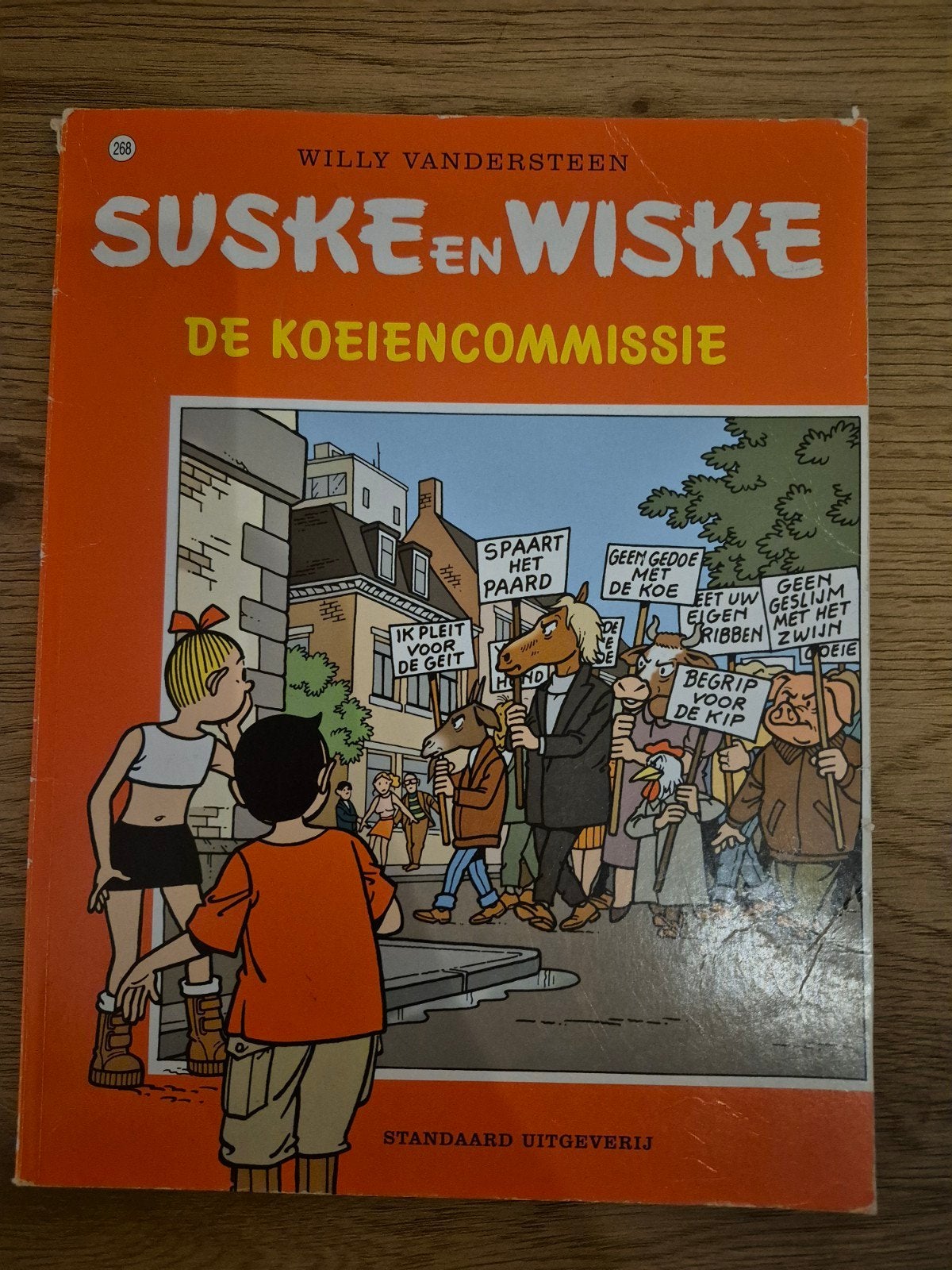 Suske en Wiske - De Koeiencommissie (268), Boeken, Stripboeken, Eén stripboek, Ophalen of Verzenden, Gelezen, Willy Vandersteen, Paul Geerts