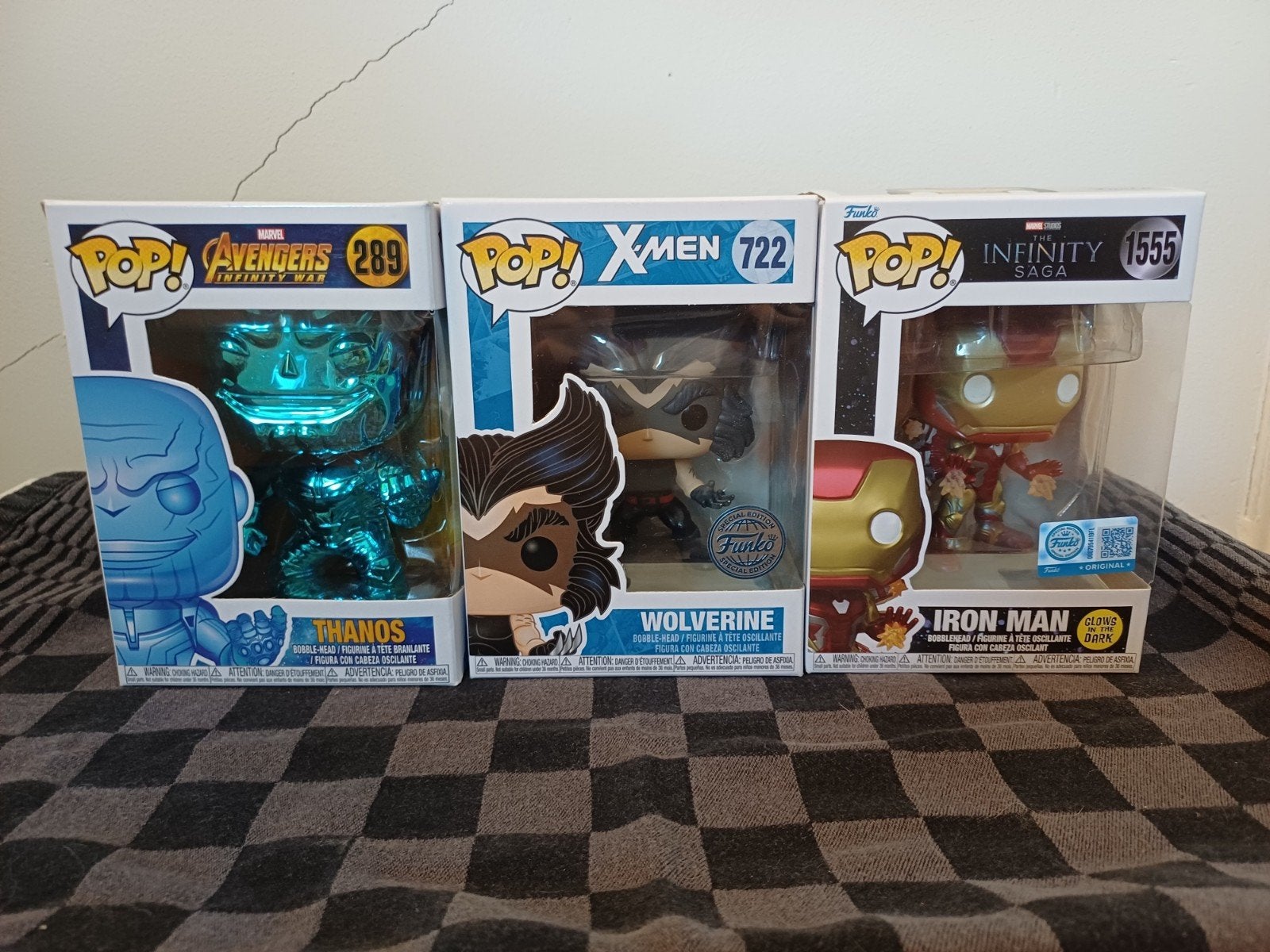 Funko Pops Marvel 289. 722. 1555, Verzamelen, Poppetjes en Figuurtjes, Ophalen of Verzenden