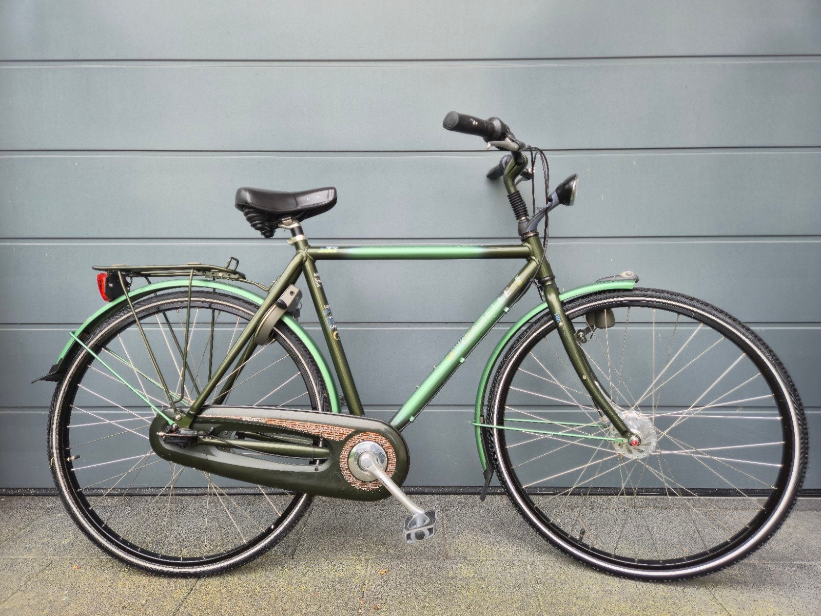 Gazelle Chamonix Herenfiets SRAM Spectro S7 Groen, Fietsen en Brommers, Ophalen, Gebruikt, Versnellingen, 57 tot 61 cm