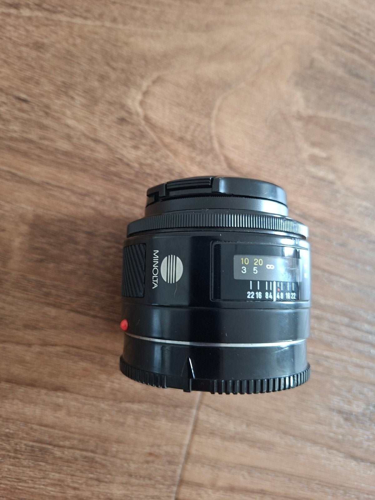 Minolta AF Lens 50mm f/1.7 - Vintage, Beschermhoes/tas, Ophalen of Verzenden, Zo goed als nieuw, Standaardlens