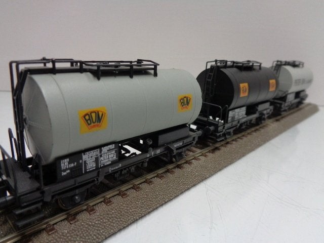 ROCO 46142-46174-46175 ketelwagens Pieter Bon NS (H0)., Gelijkstroom, Wagon, Ophalen of Verzenden, Roco